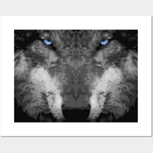 Gray wolf Posters and Art